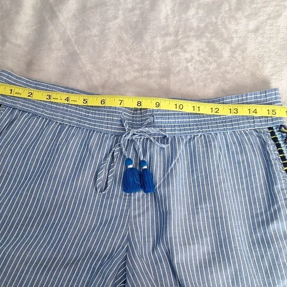 Vineyard Vines blue striped embroidered shorts, small - Picture 9 of 10